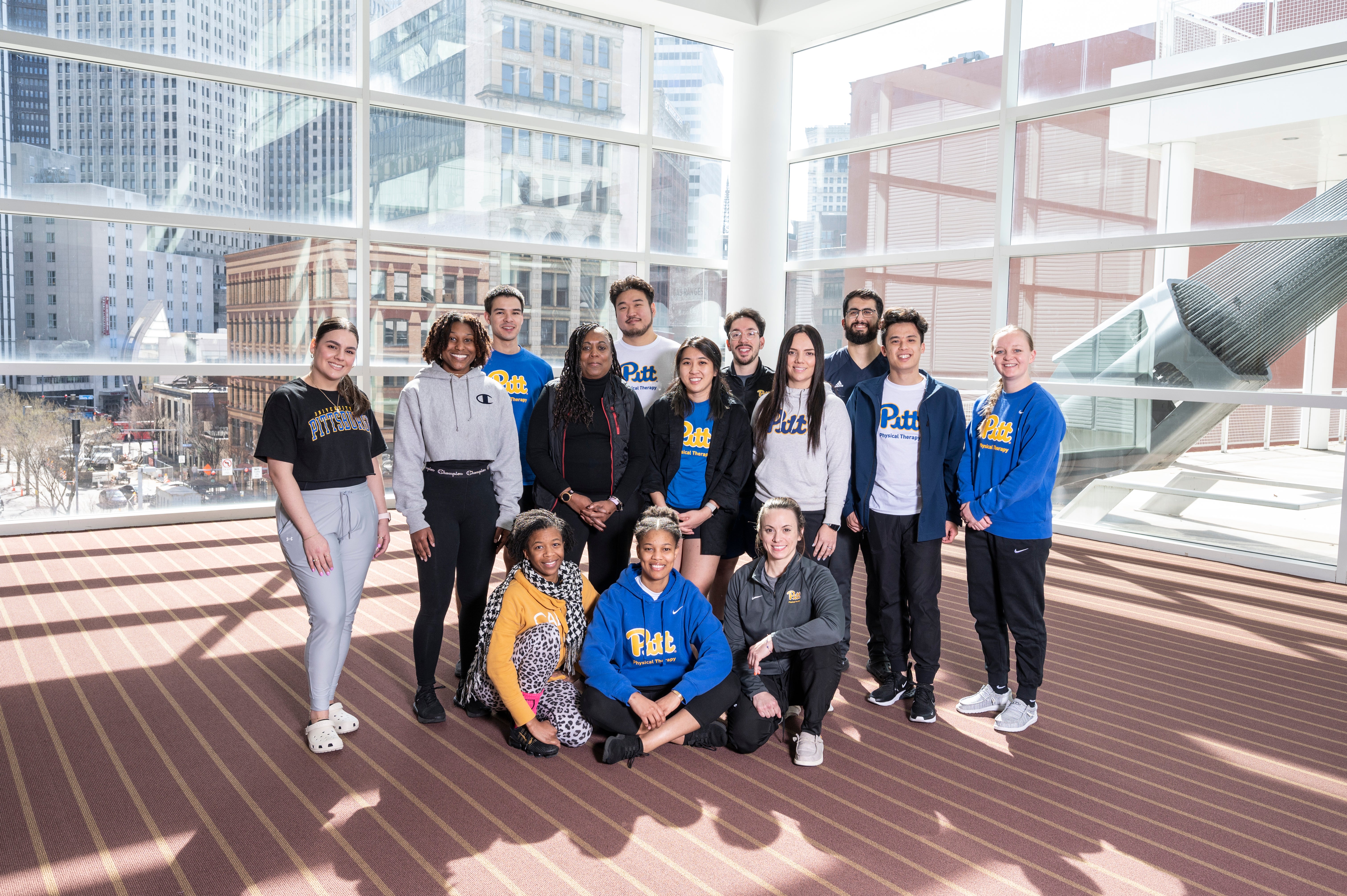 Diverse student body at Pitt Physical Therapy