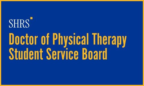 Doctor of Physical Therapy Student Service Board