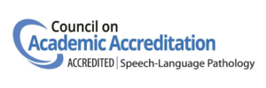 Council on Academic Accreditation Accredited | Speech-Language Pathology Logo