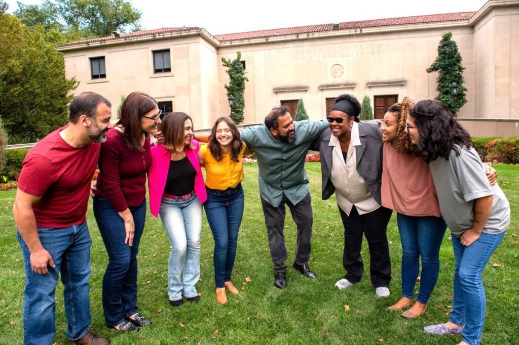 Group of staff and faculty from the CuPID project standing together