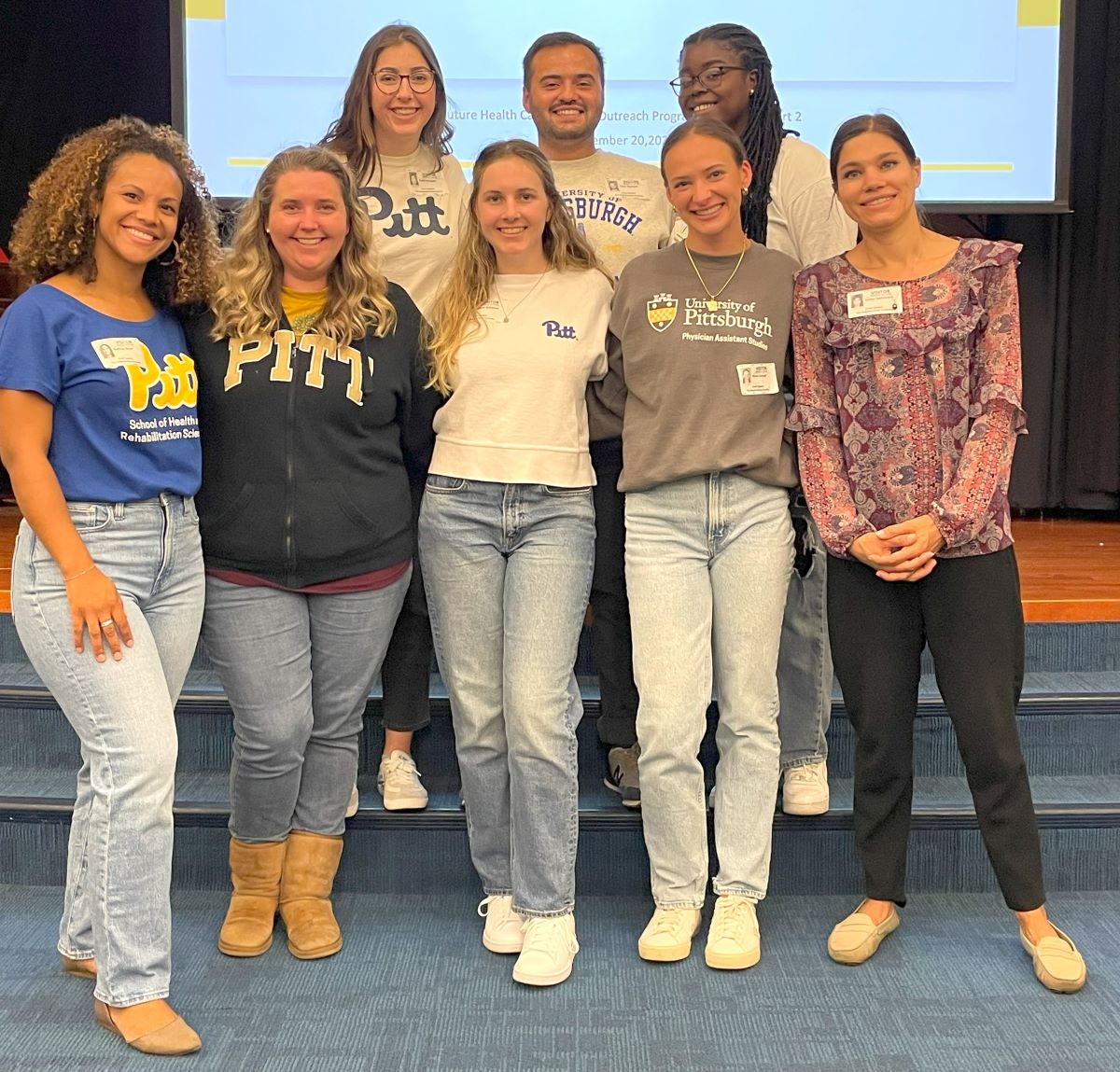 Faculty and students from the Future Health Care Provider Outreach Program