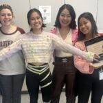 OTD students Morgan Blanchflower, Jackie Chhay, Molly Kenny and Sydney Haridahesti